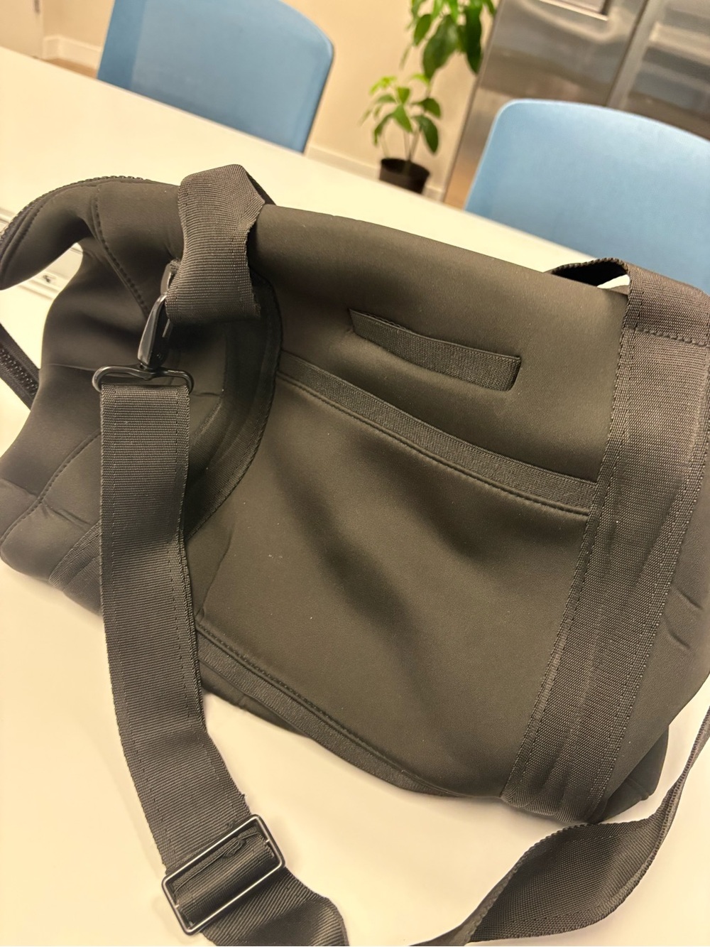 Dagne Dover Black Women's Duffel Landon Tote - Large - Picture 8 of 8